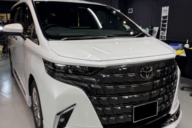 アルファード40系、セラミックコーティング「System X Pro」施工済み車両