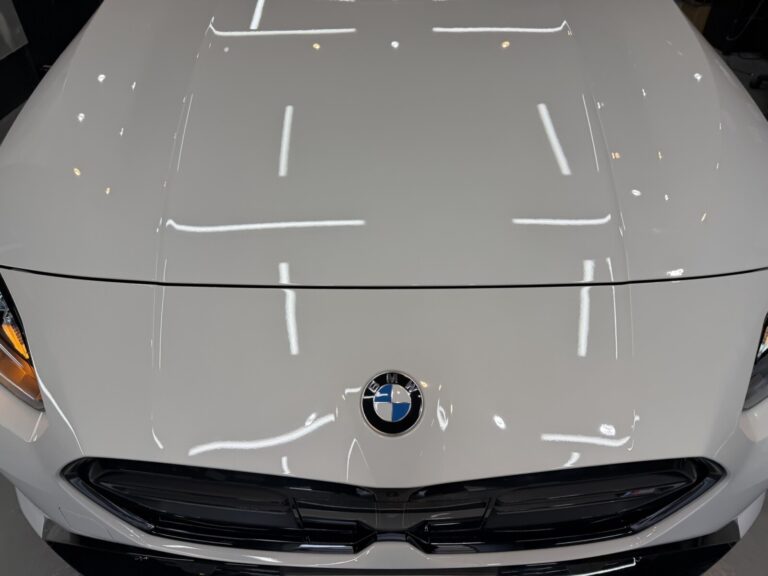 ダイヤⅡキーパー施工前の新古車のBMW M135 xDriveの状態確認