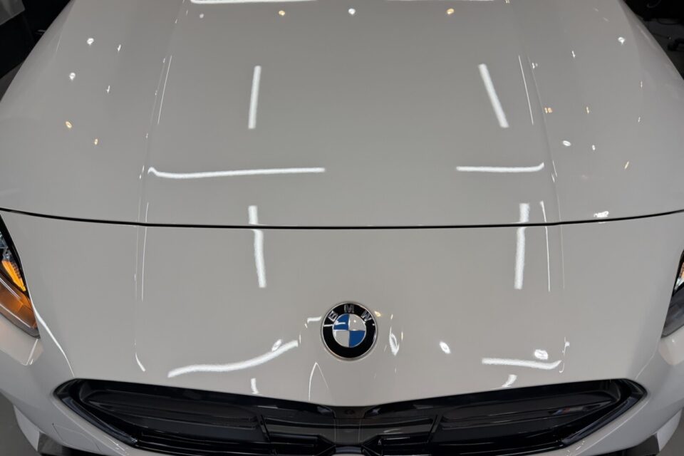 ダイヤⅡキーパー施工前の新古車のBMW M135 xDriveの状態確認