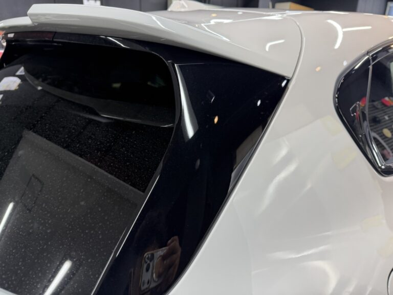 ダイヤⅡキーパー施工前の新古車のBMW M135 xDriveの状態確認