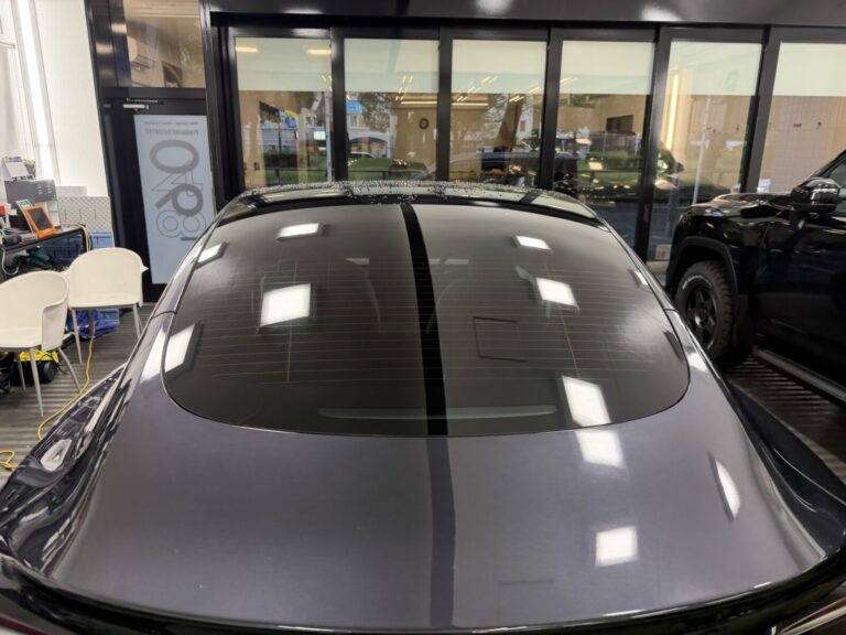 TESLA MODEL3 リア5面に遮熱カーフィルム施工
